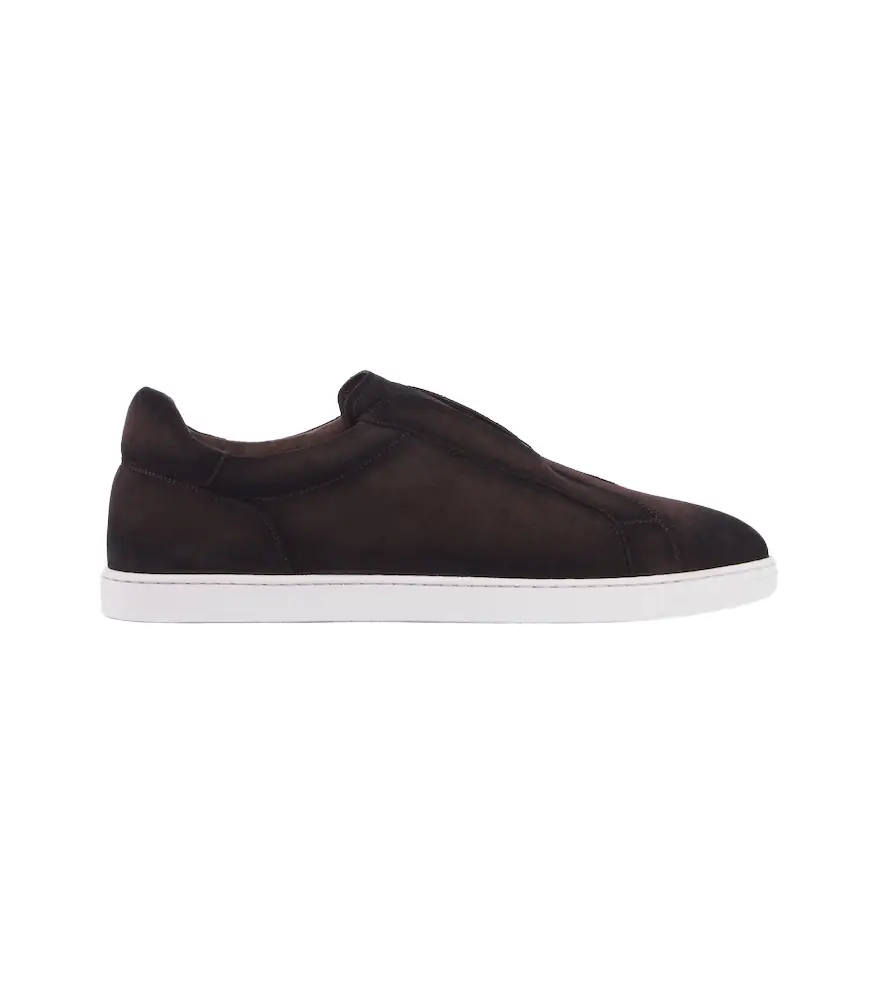 Magnanni Open suede sneakers