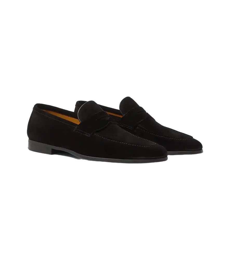 Magnanni Diezma suede penny loafers