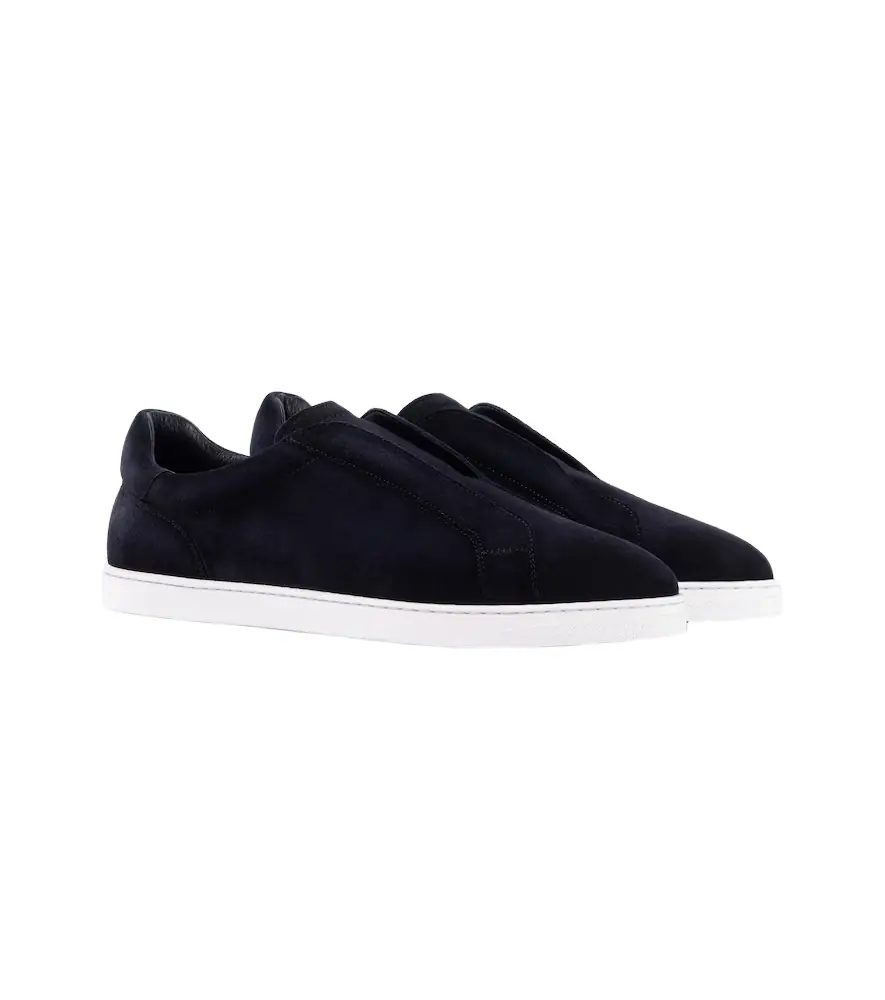 Magnanni Open suede sneakers