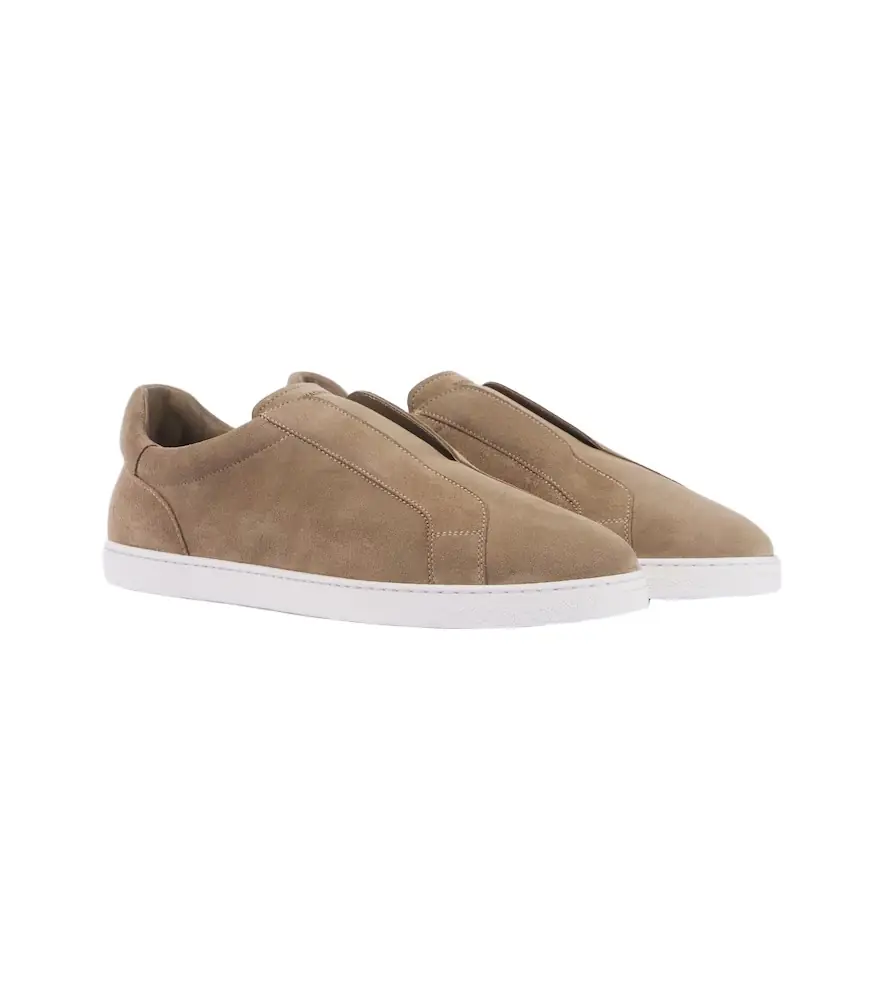 Magnanni Open suede sneakers