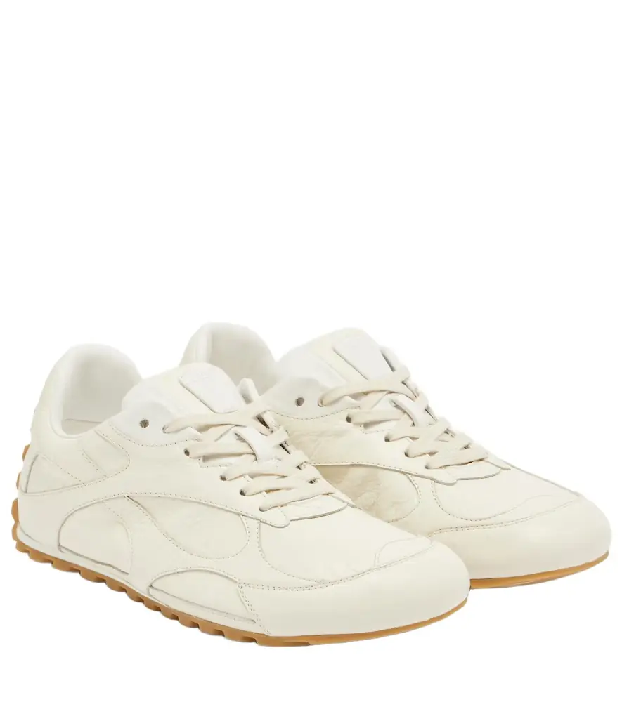 Bottega Veneta Orbit Flash leather sneakers - Women's Shoes