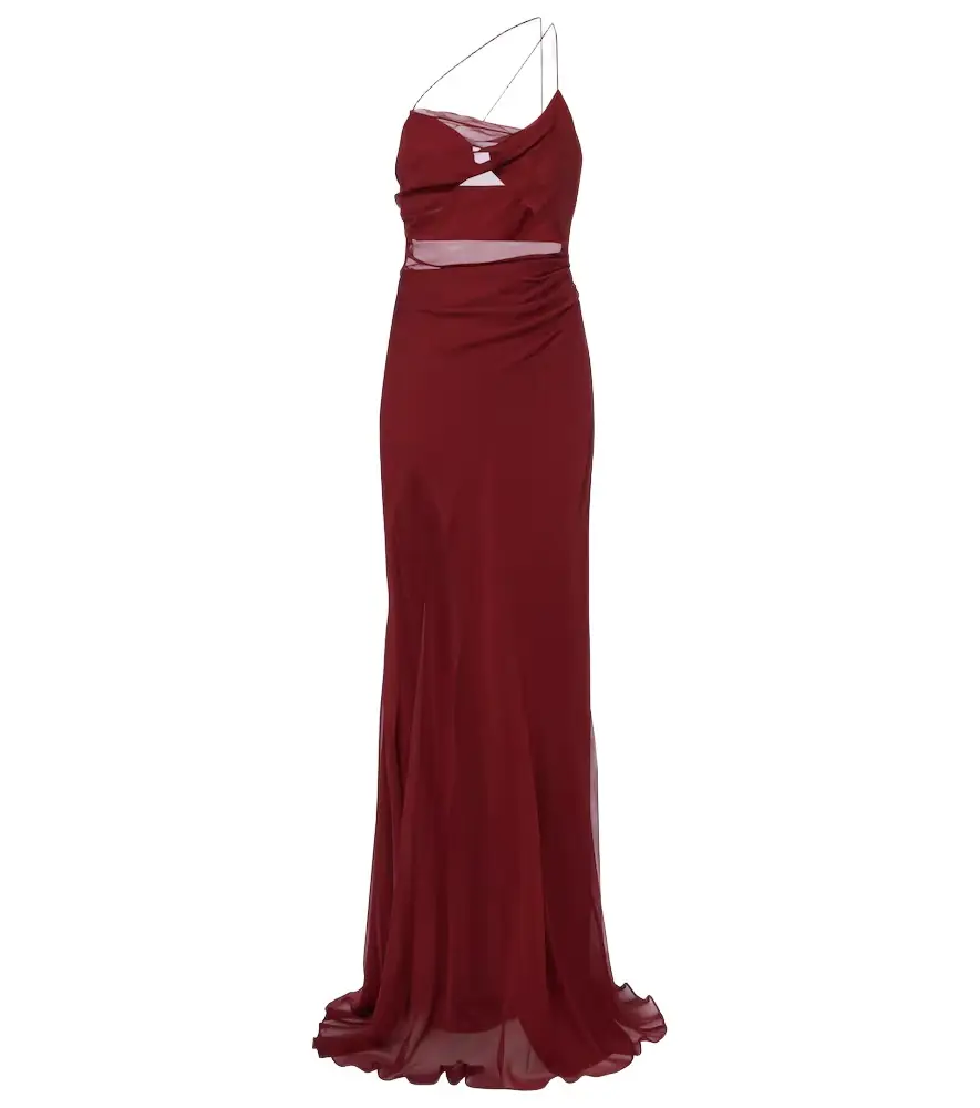 The Sei Sheer silk chiffon gown