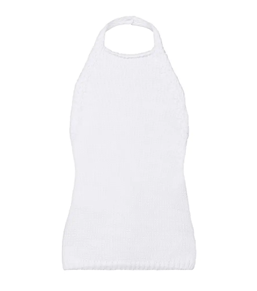 Rohe Róhe Knitted halterneck cotton top