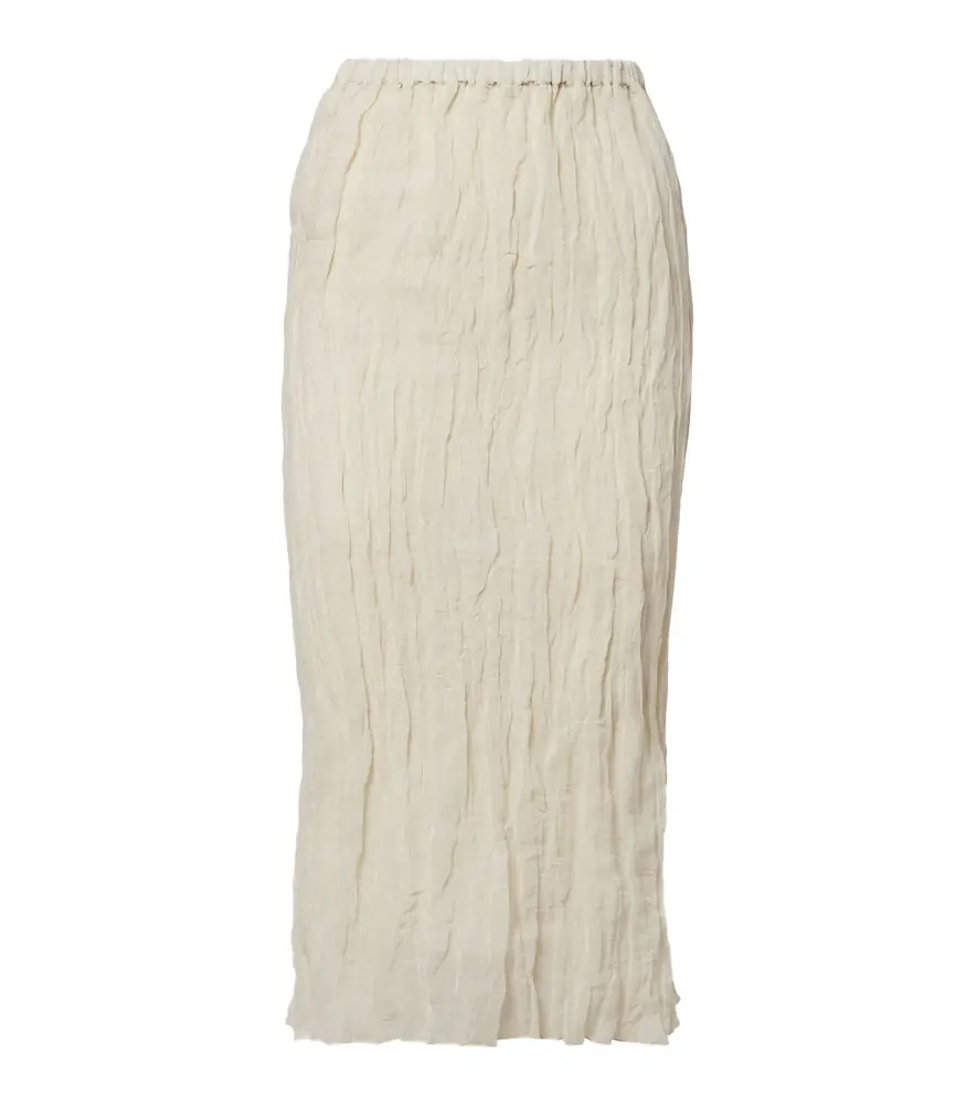Rohe Róhe Cotton-blend midi skirt