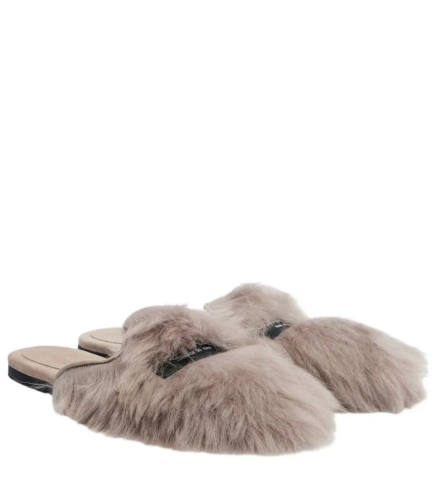 Dolce & Gabbana Shearling mules