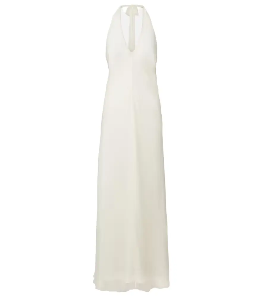 Staud Luma halterneck maxi dress