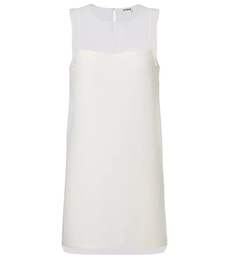 Staud Brea layered shift dress