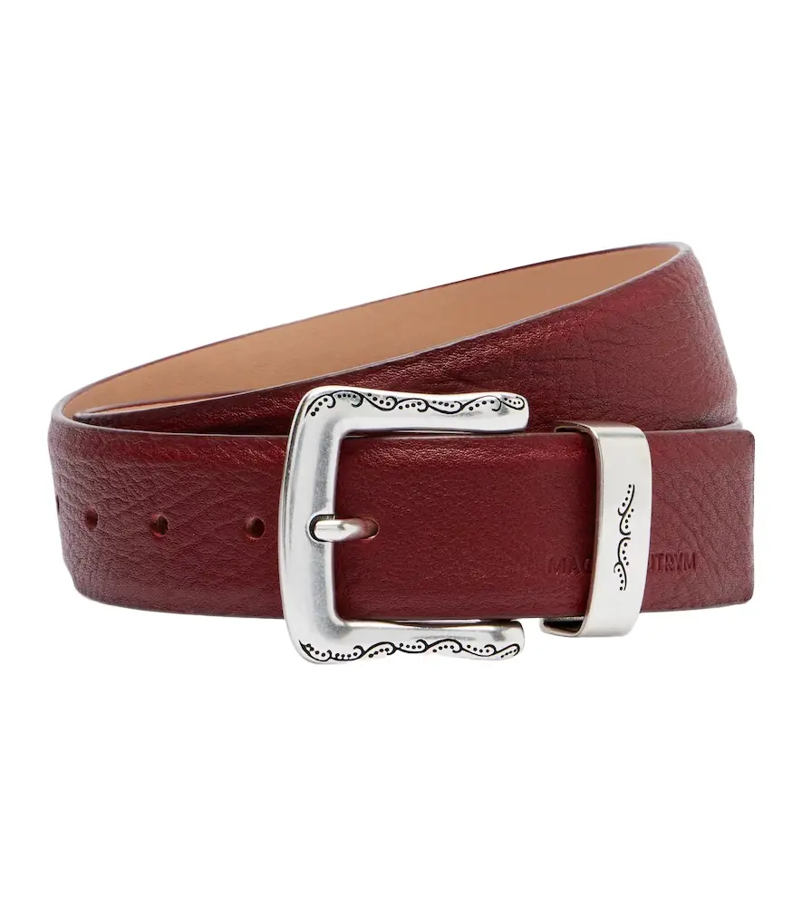 Magda Butrym Engraved leather belt
