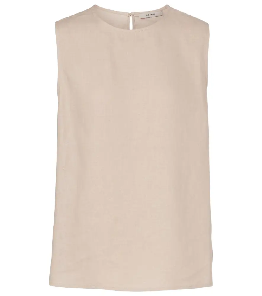 Asceno Trento linen top