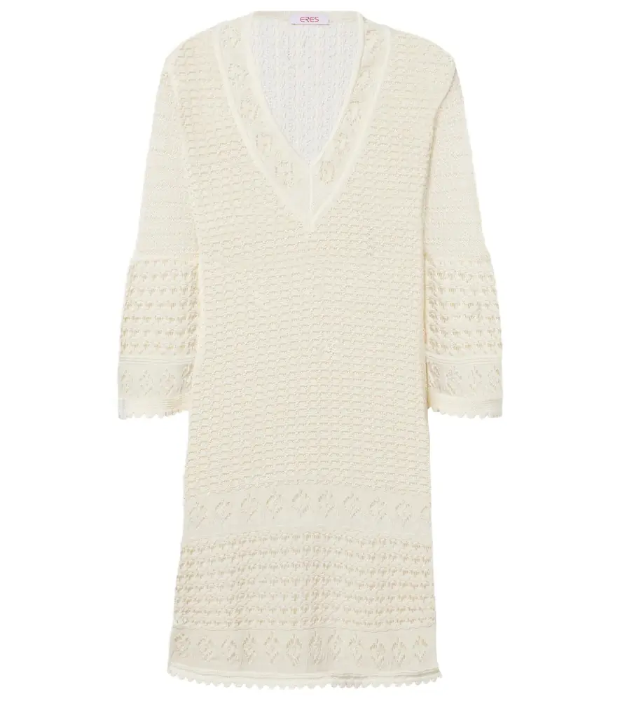 Eres Divina crochet minidress