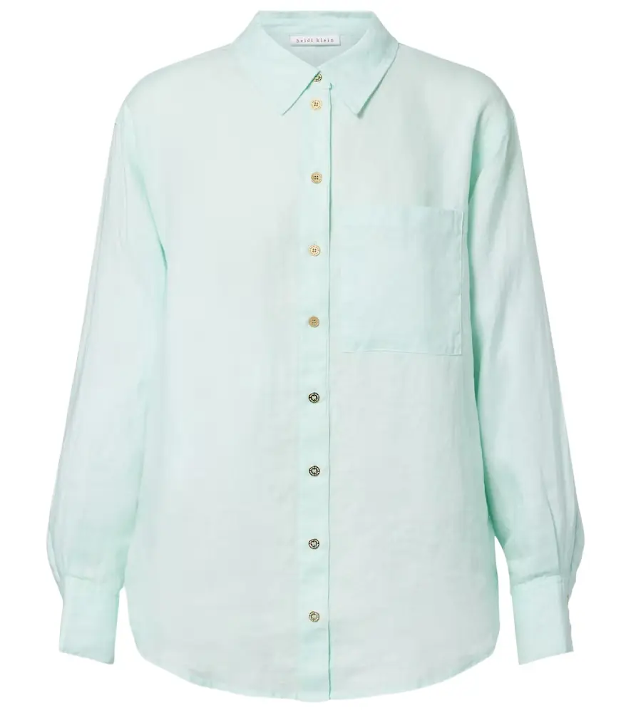 Heidi Klein Corfu linen shirt
