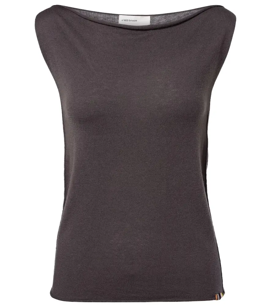 Extreme Cashmere N°469 Breeze wool and cashmere top