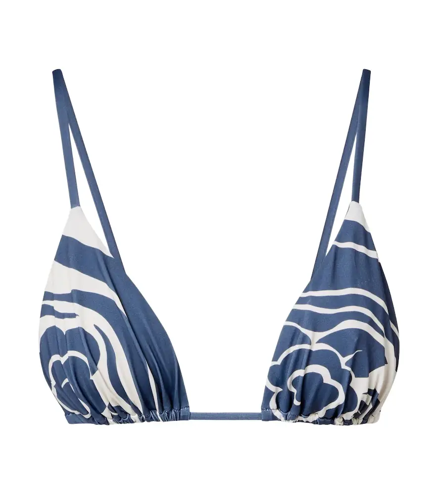 SIR Lilou printed bikini top