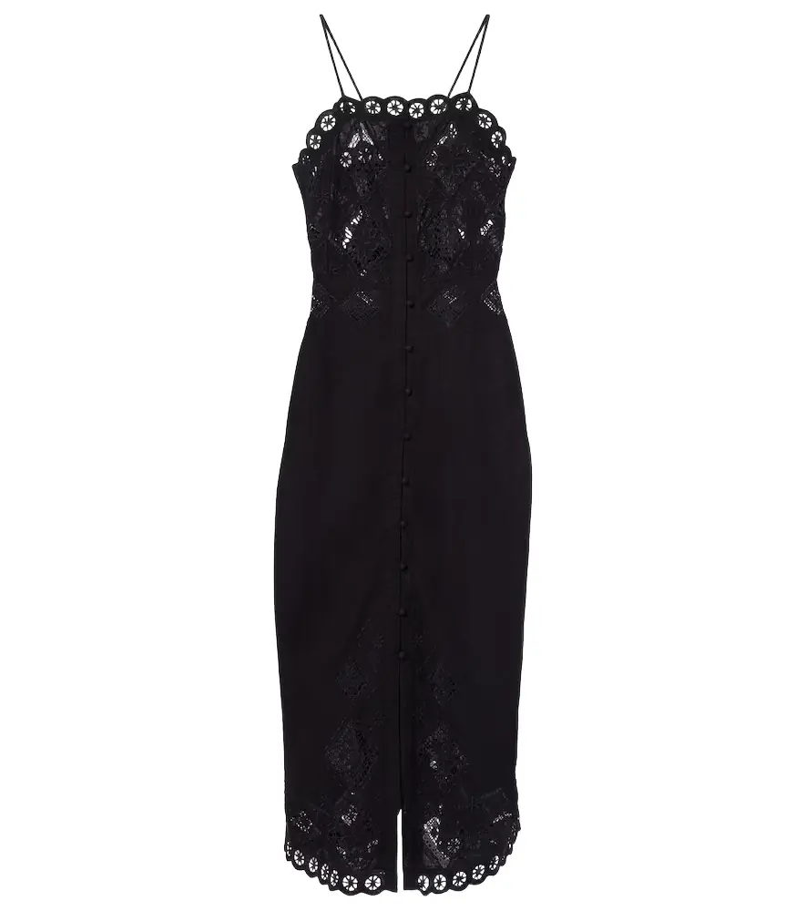 Isabel Marant Nelsane cotton and linen midi dress