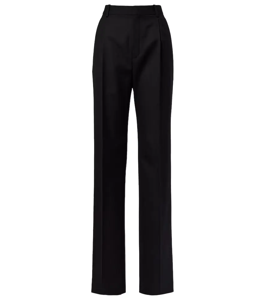 Saint Laurent Wool wide-leg pants