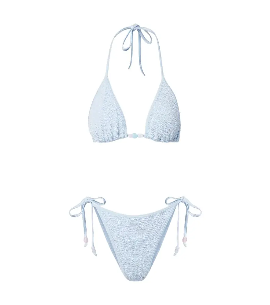 Hunza G Gina embellished bikini