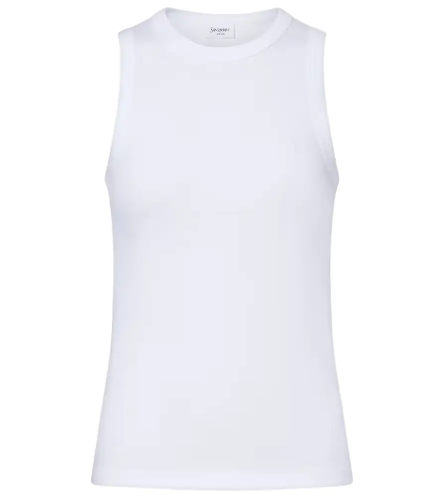 Saint Laurent Cassandre cotton T-shirt