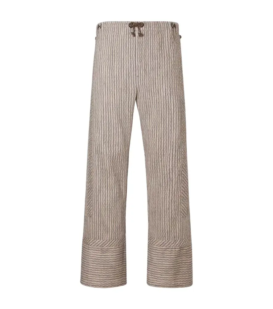 Kiko Kostadinov Kyan cotton and linen-blend straight pants