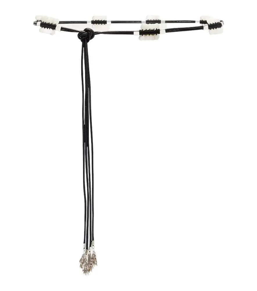 Isabel Marant Ranea embellished leather belt