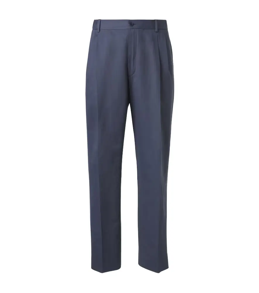 Brioni Linen and cotton straight pants
