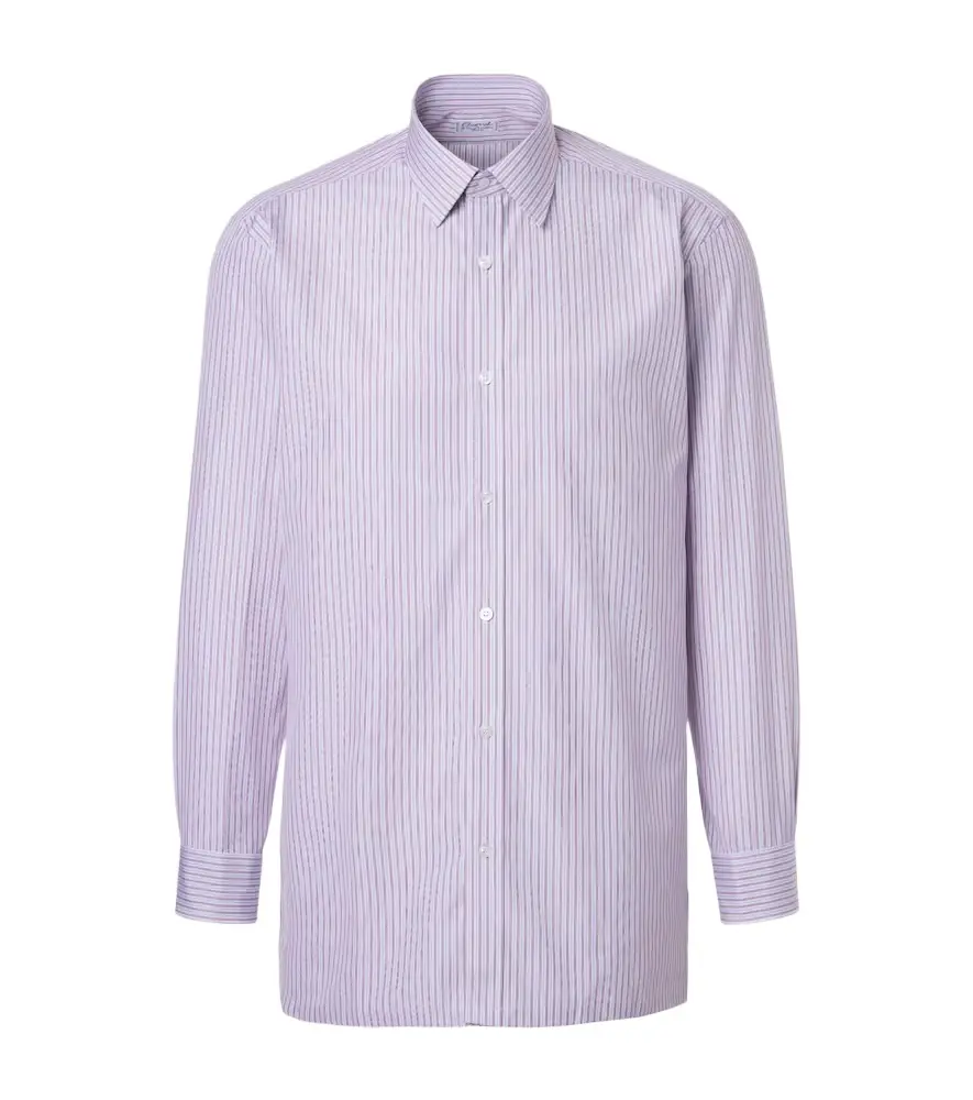 Charvet Striped cotton shirt