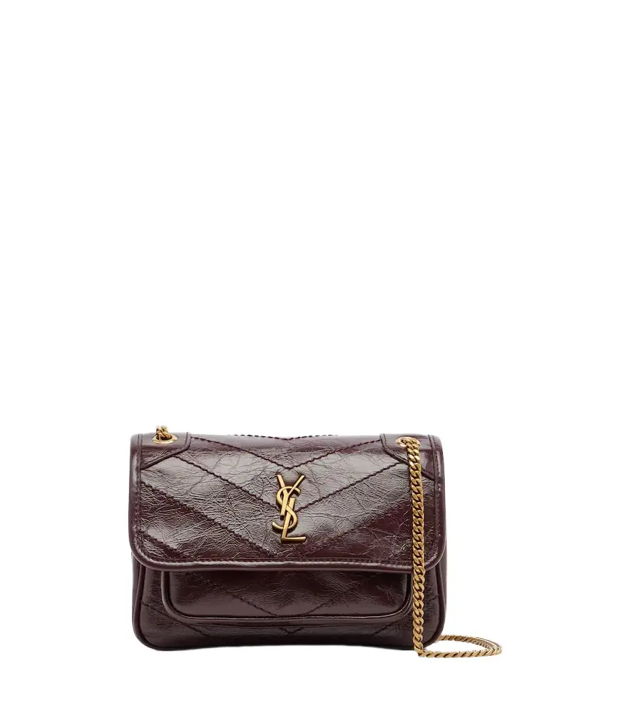 Saint Laurent Niki Cassandre Mini leather shoulder bag