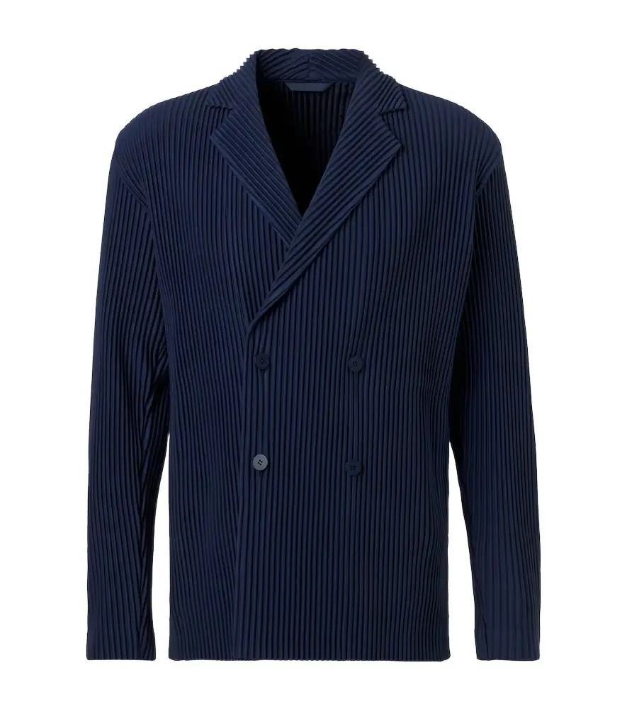 Homme Plisse Issey Miyake Homme Plissé Issey Miyake Tailored Pleats 1 double-breasted blazer