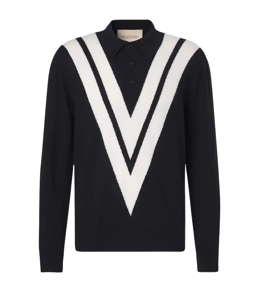 Valentino Virgin wool polo sweater