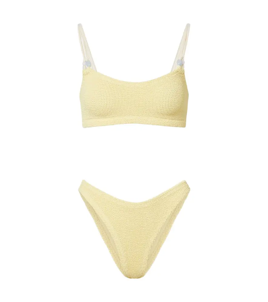 Hunza G Cassie beaded bikini