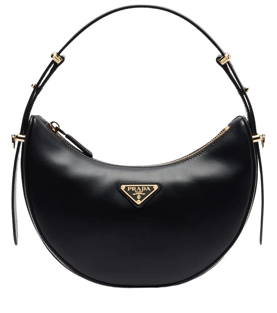 Prada Arqué Mini leather shoulder bag