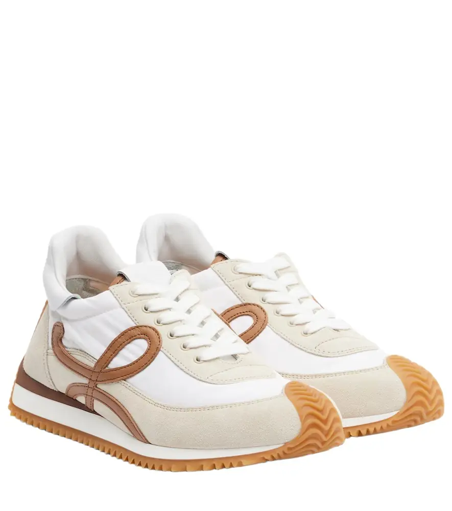 Loewe Ballet Runner 2.0 suede-trimmed sneakers