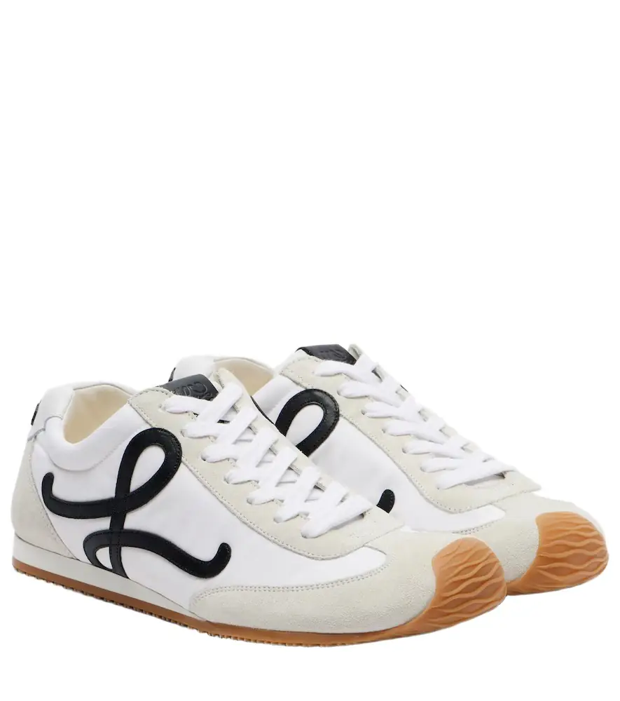 Loewe Ballet Runner 2.0 suede-trimmed sneakers