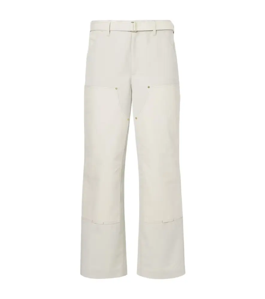 Sacai Belted wide-leg pants