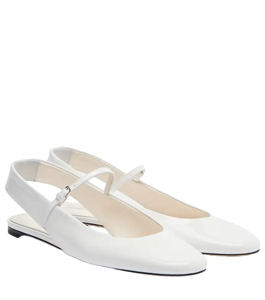 Toteme Patent leather Mary Jane flats