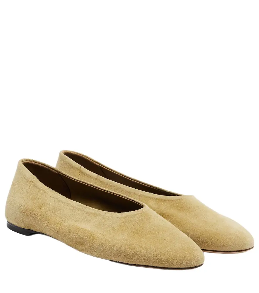 Toteme Suede ballet flats