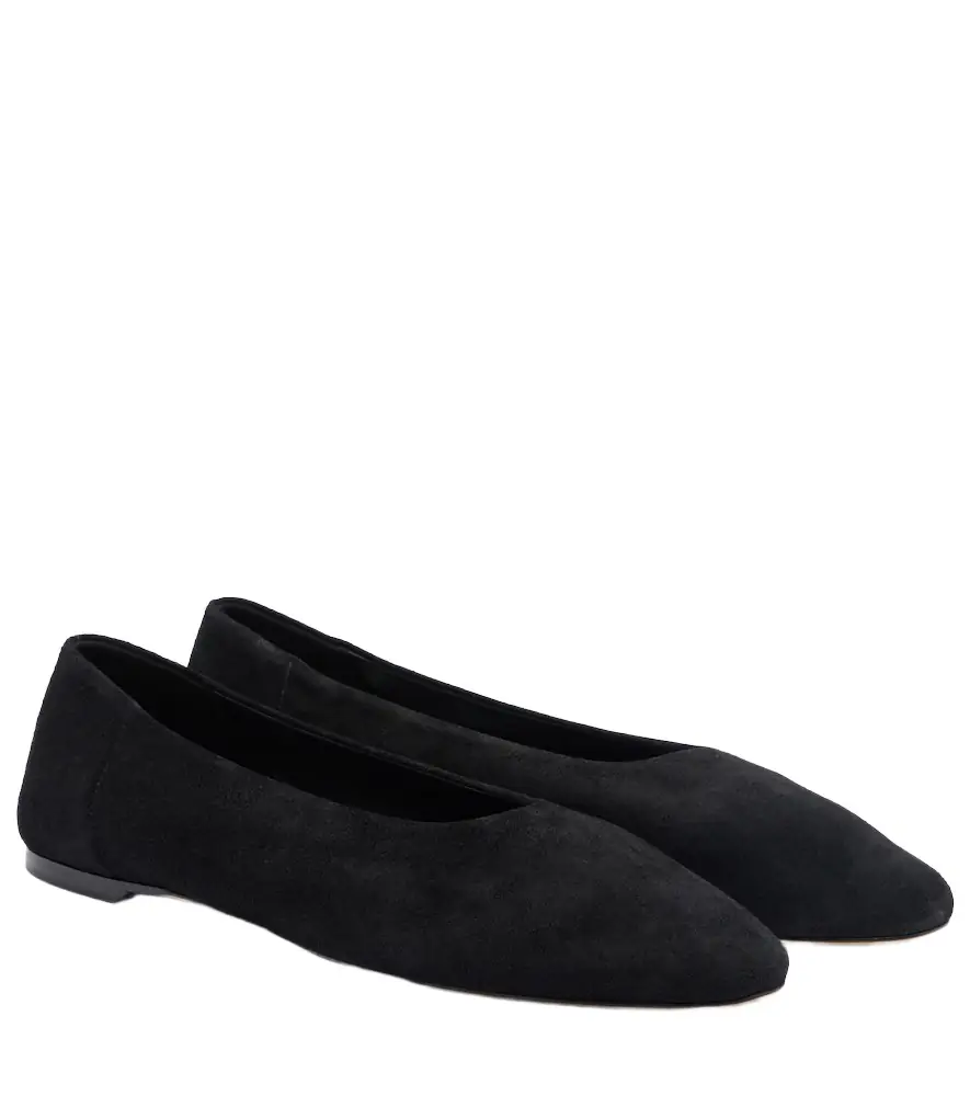 Toteme Suede ballet flats