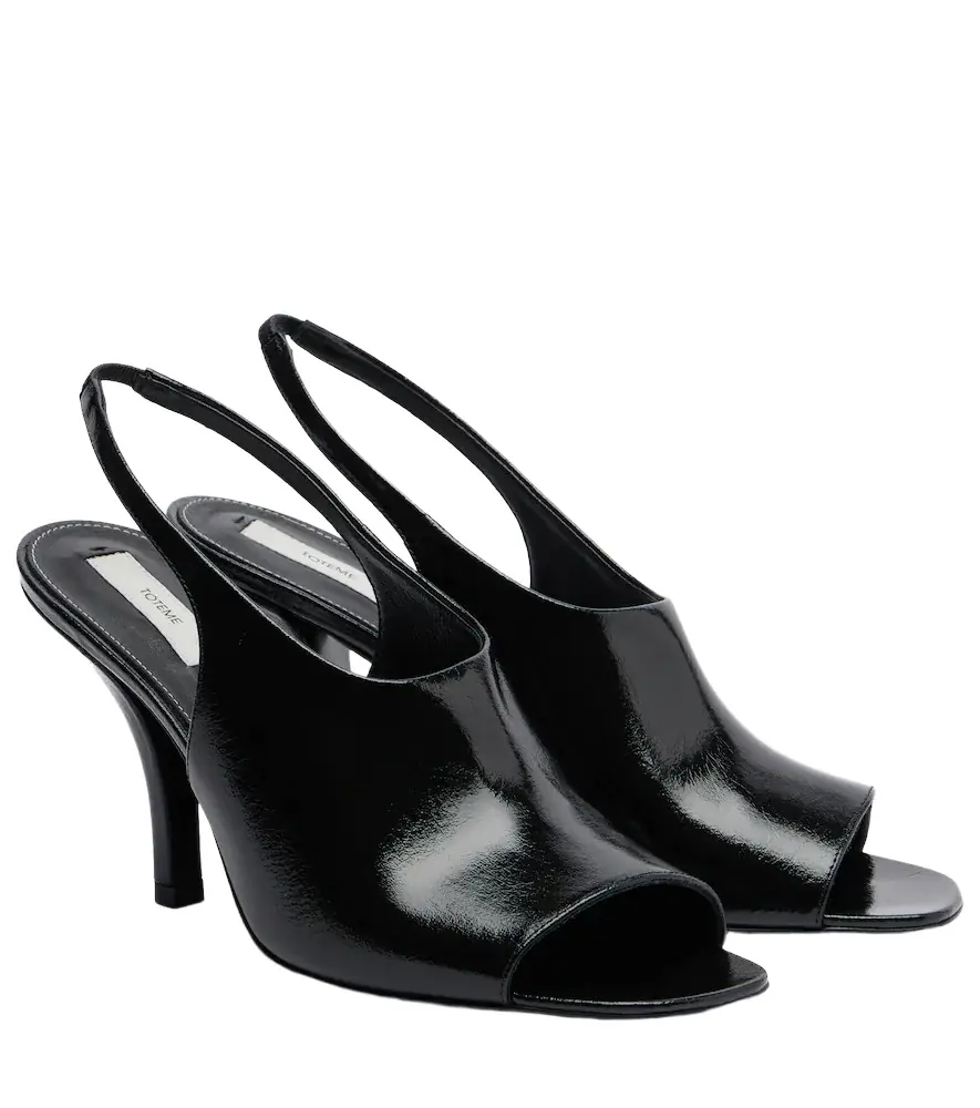 Toteme Leather slingback sandals