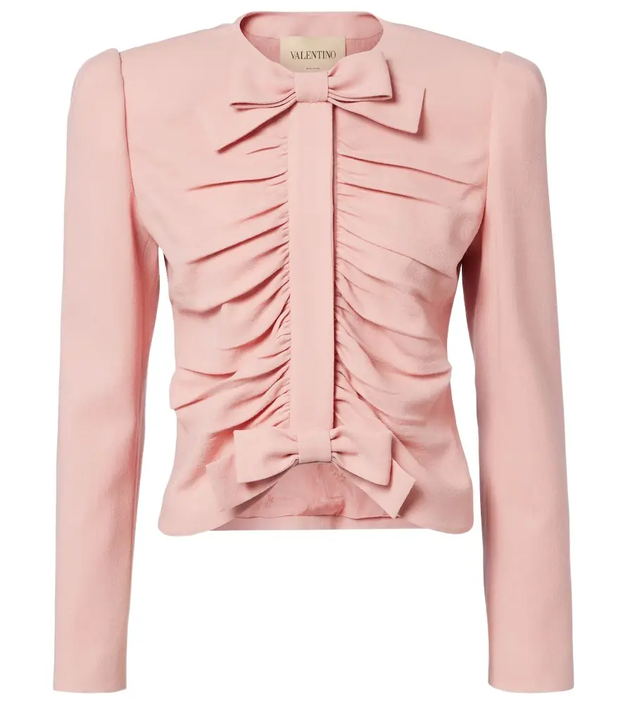 Valentino Virgin wool crêpe jacket
