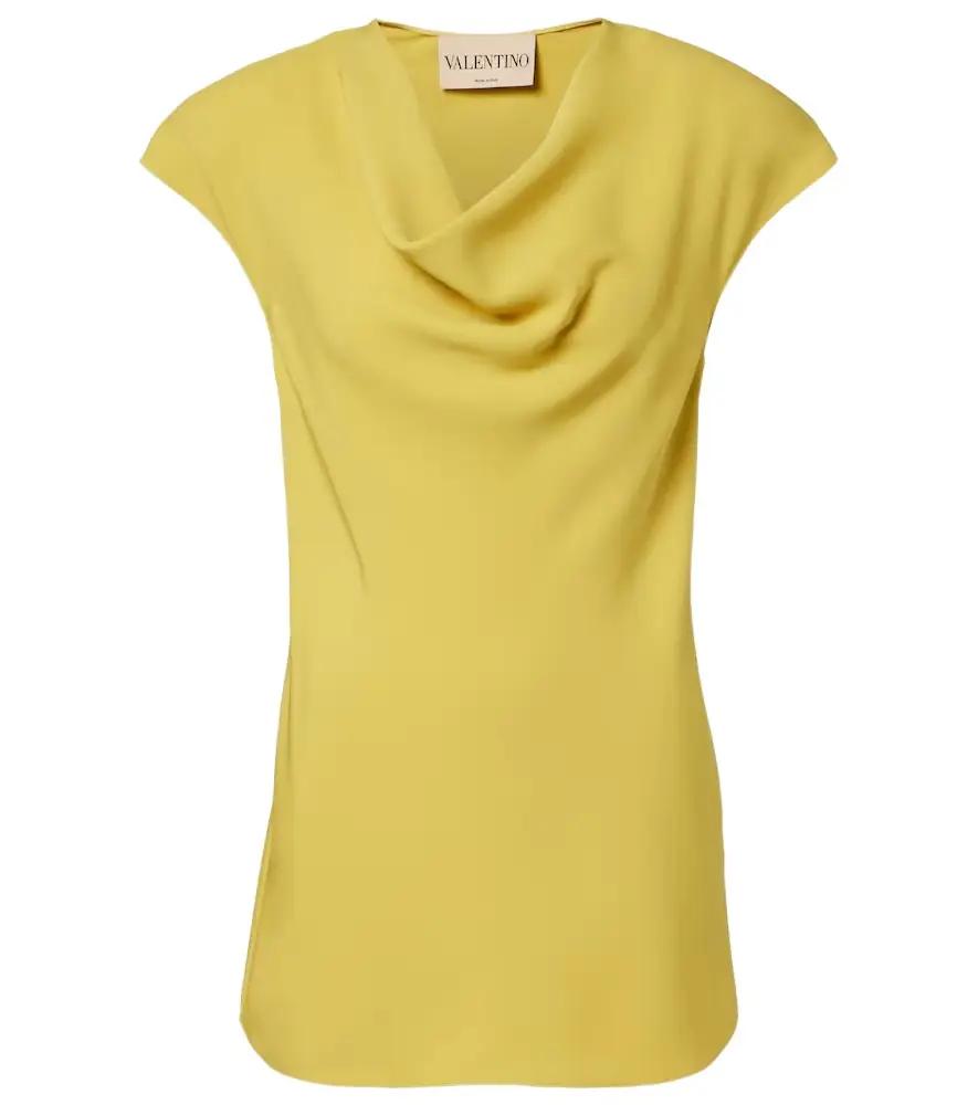 Valentino Cady Couture draped top