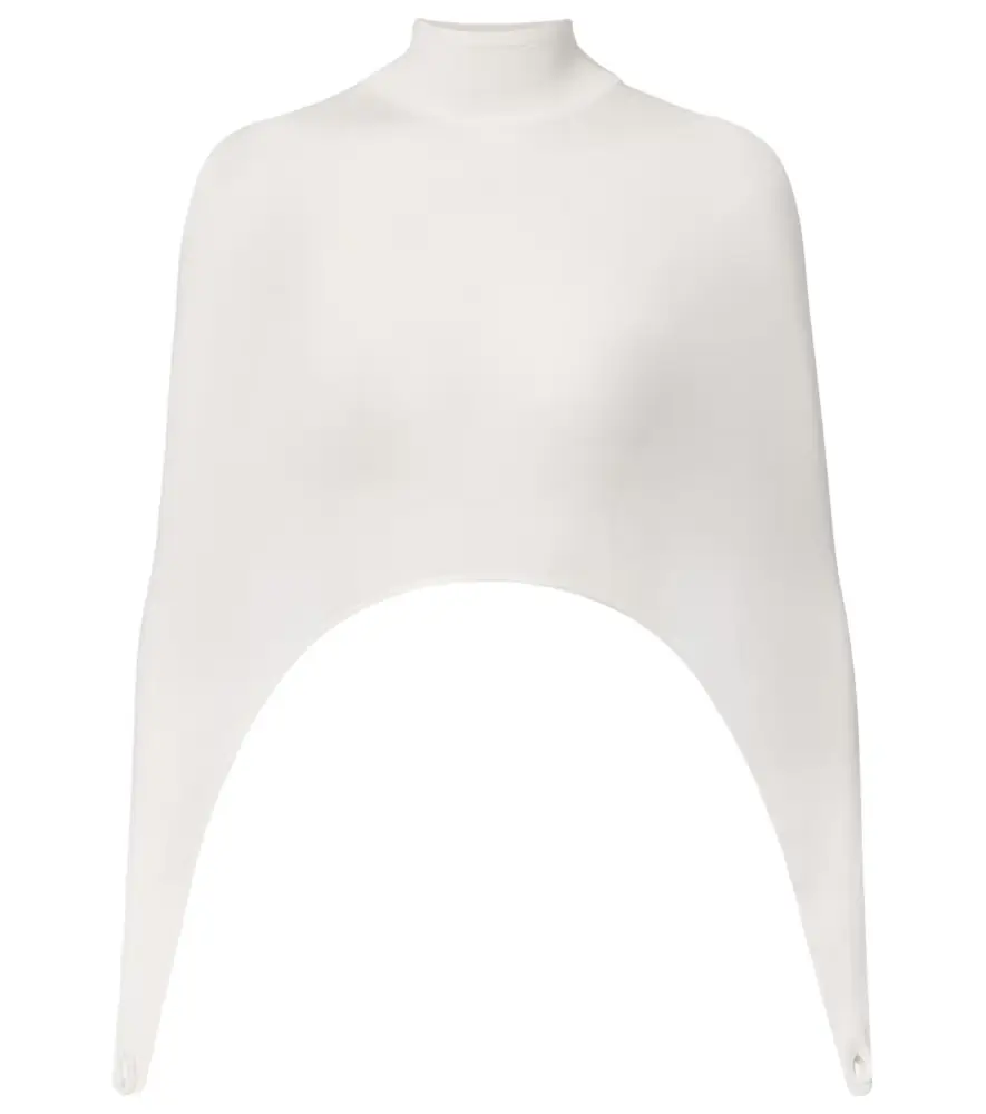 Alaia Alaïa Knitted silk-blend top