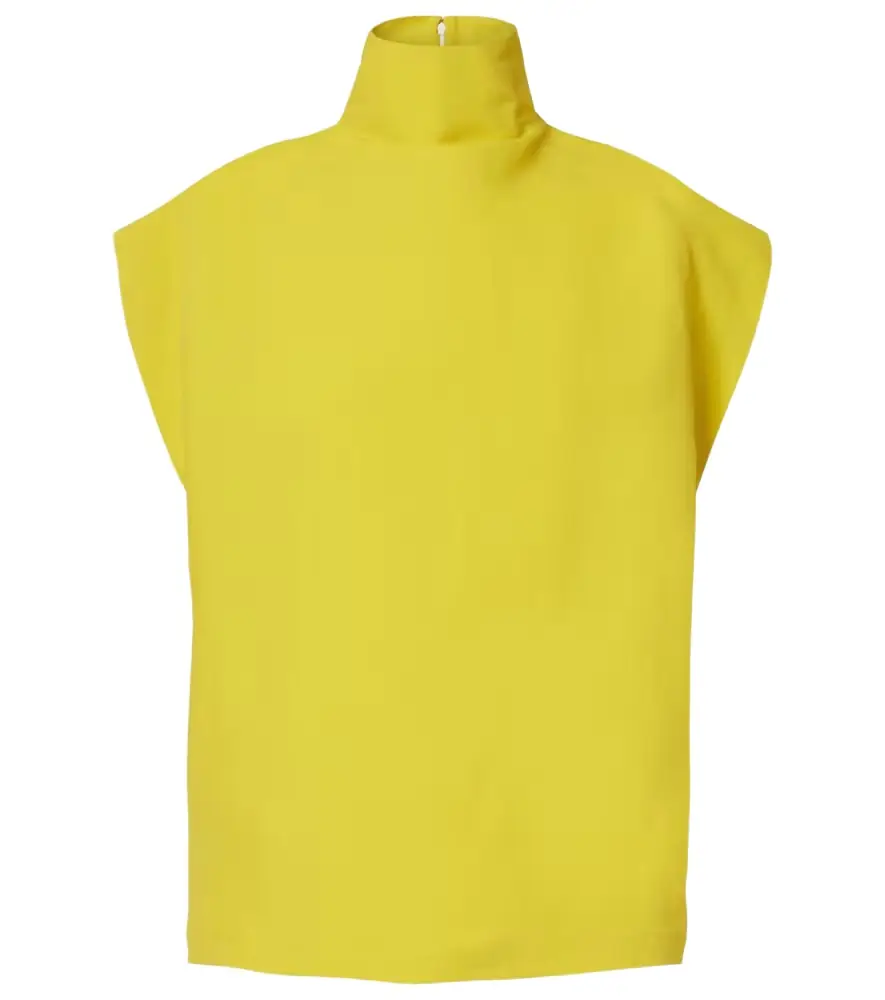 Alaïa Poplin turtleneck top