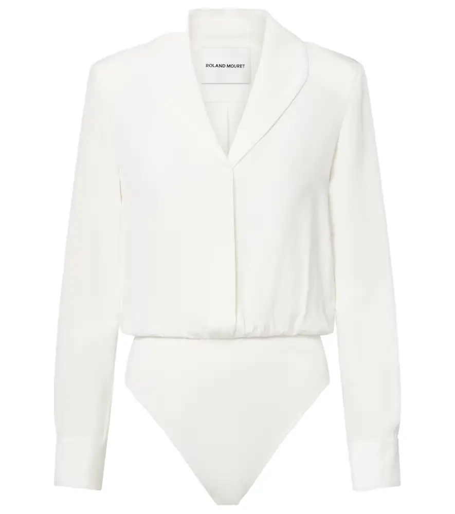 Roland Mouret Silk satin bodysuit