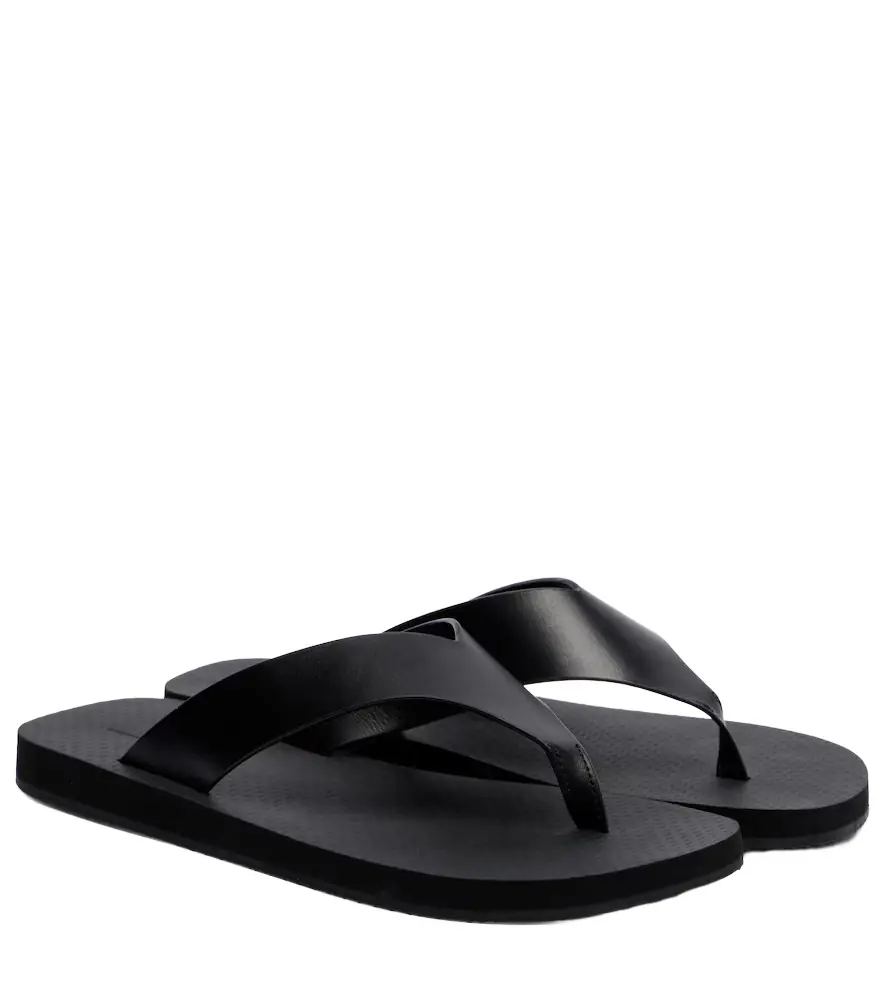 The Row Dune leather thong sandals