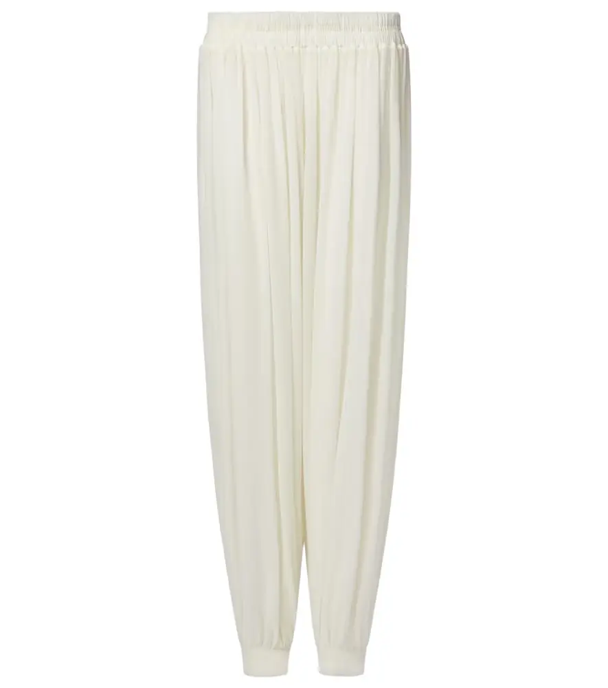 Alaia Alaïa Silk-blend wide-leg pants