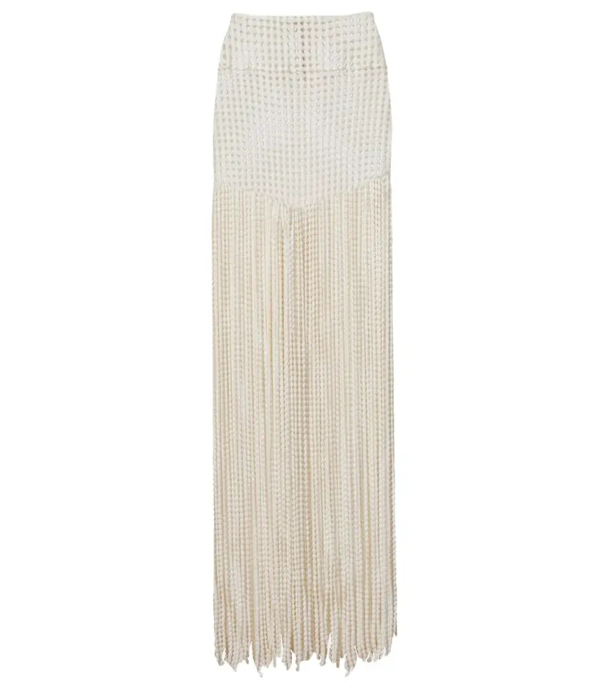 Alaia Alaïa Trompe l'ail wide-leg pants