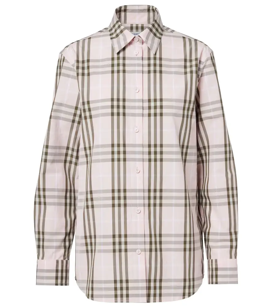 Burberry Check cotton poplin shirt