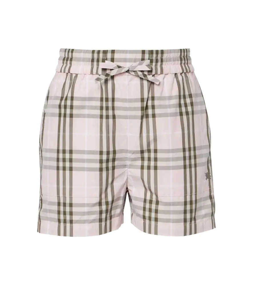 Burberry Check cotton shorts