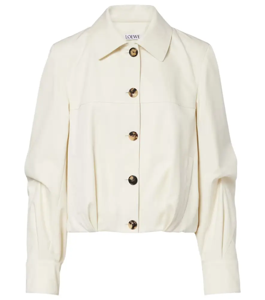 Loewe Cotton and silk blouson jacket