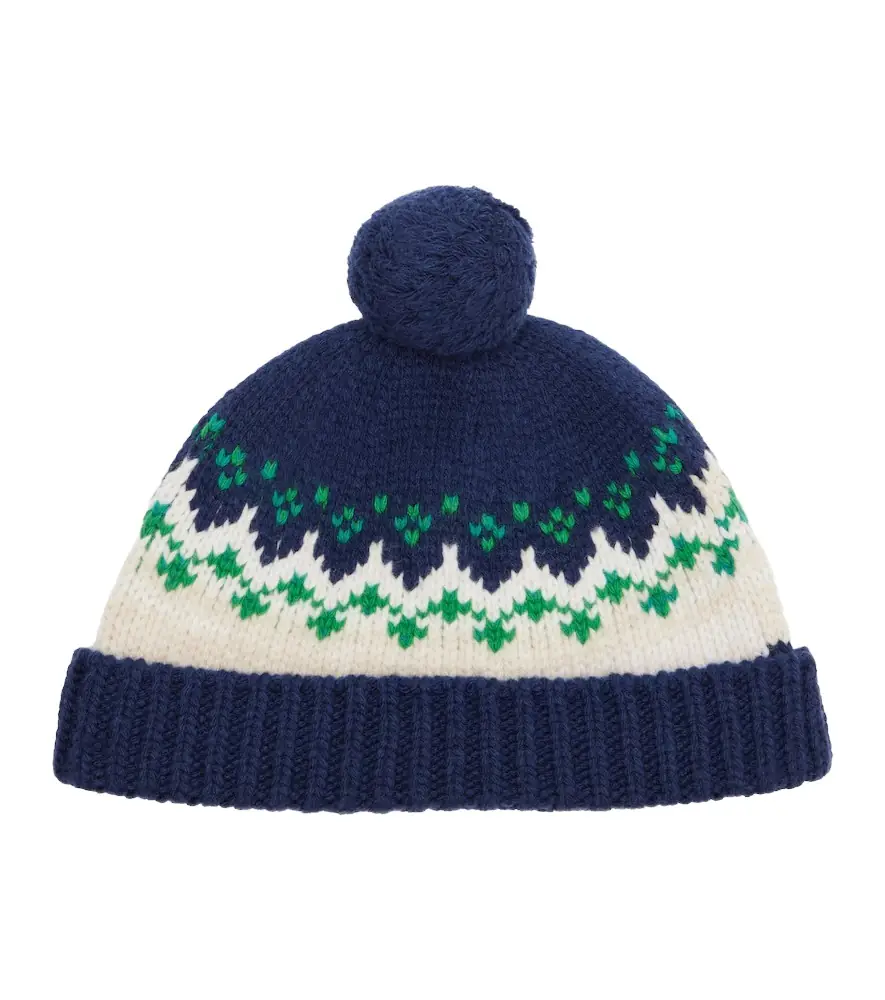 Miu Miu Fair Isle virgin wool beanie