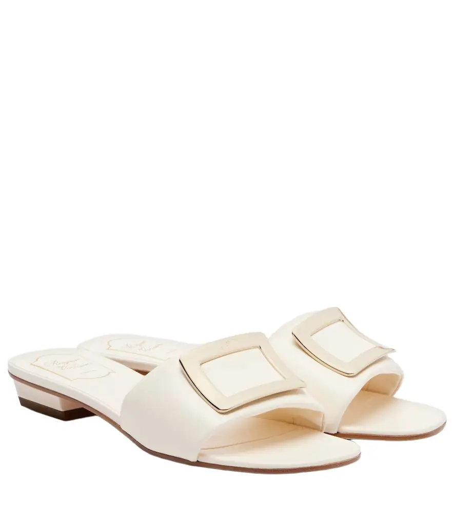 Roger Vivier Leather slides